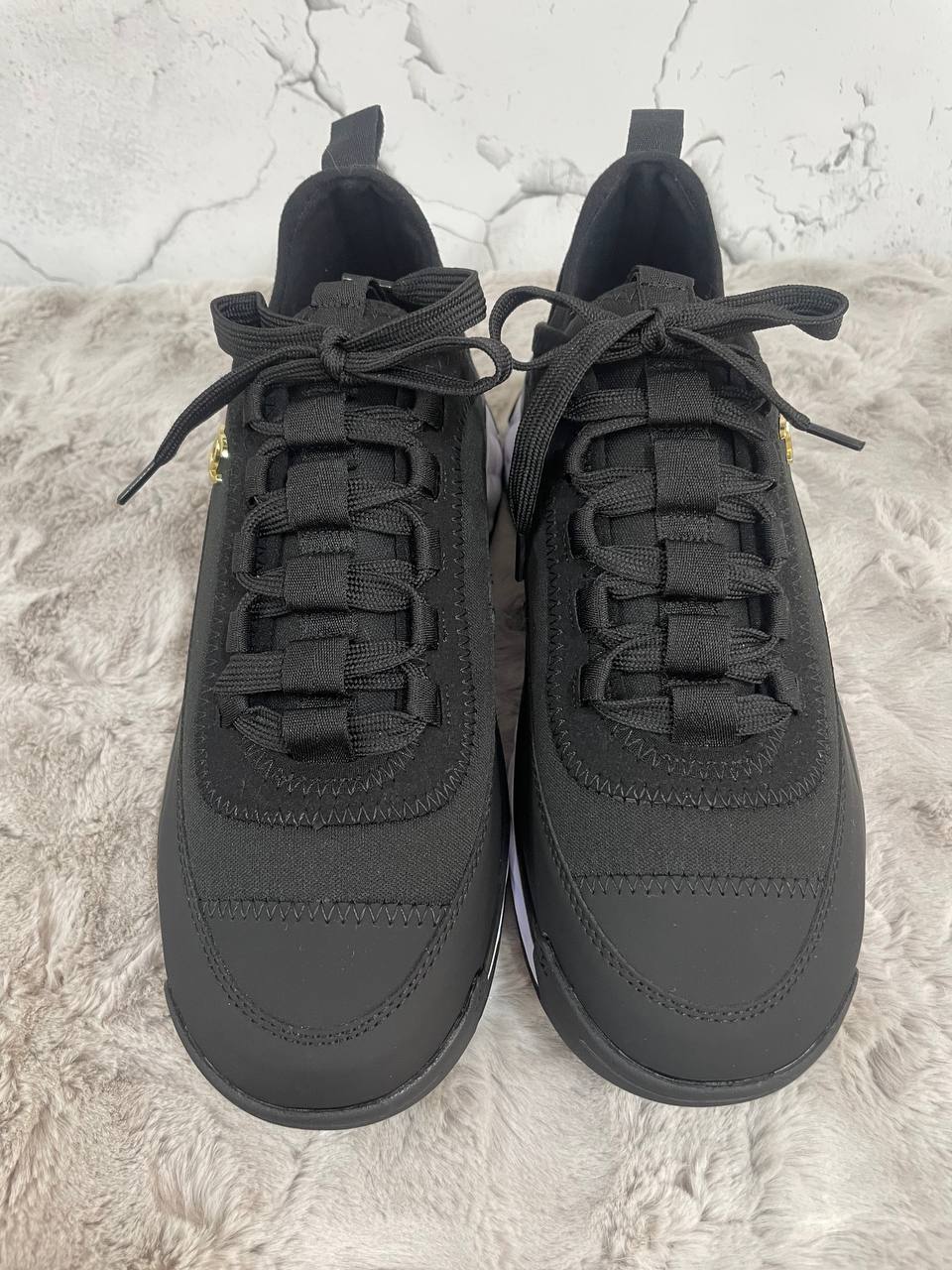 샤넬 운동화 믹스드파이버 스니커즈 블랙 금장