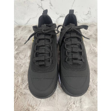 샤넬 운동화 믹스드파이버 스니커즈 블랙 금장