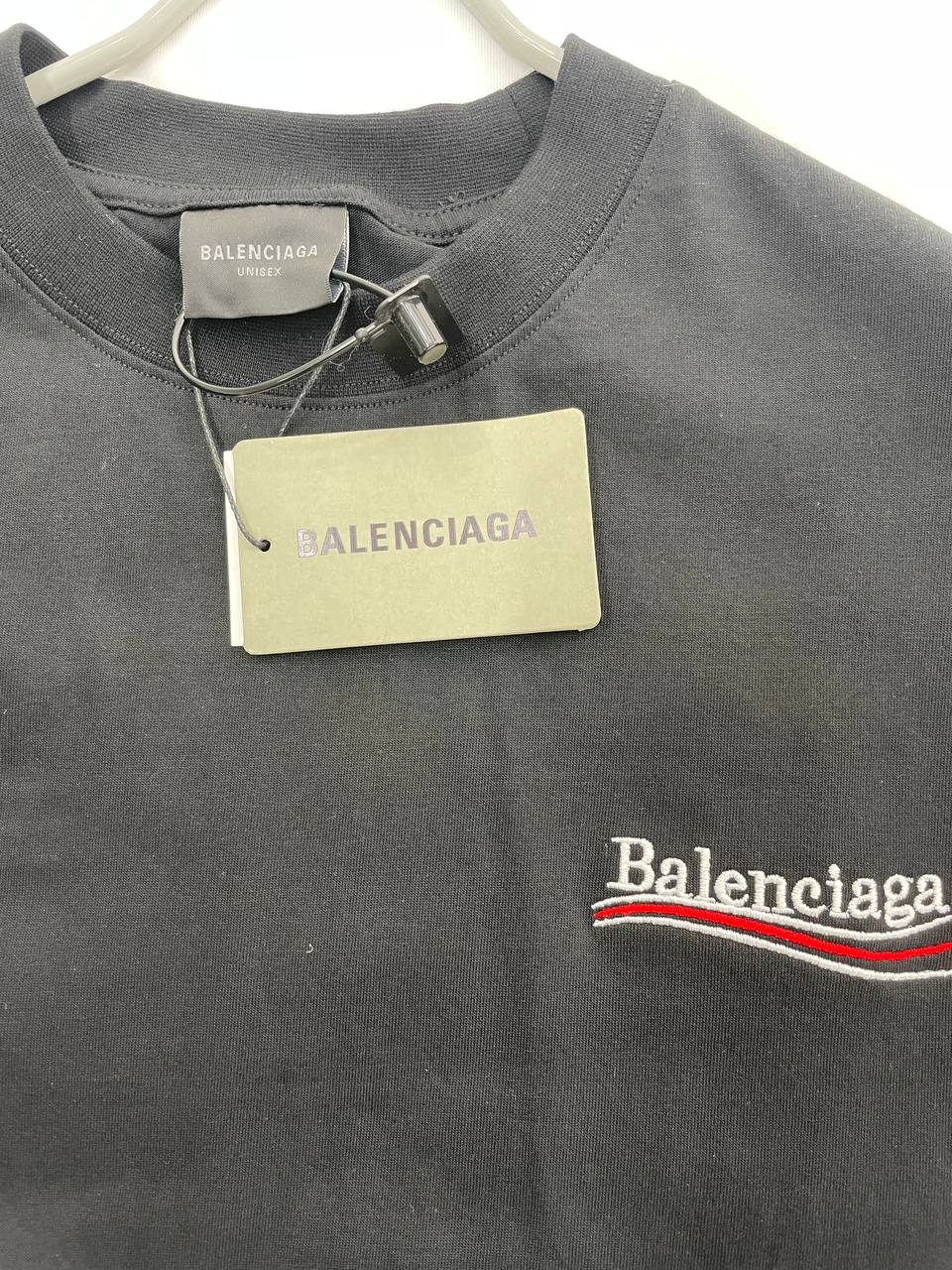 발렌시아가 레이브로고 티셔츠 (화이트,블랙,스카이블루)