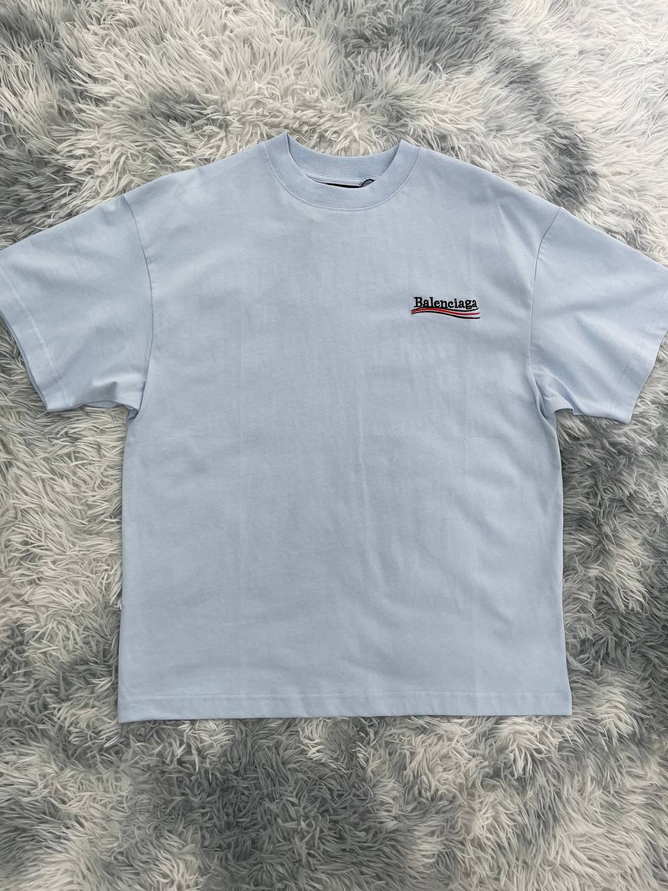 발렌시아가 레이브로고 티셔츠 (화이트,블랙,스카이블루)