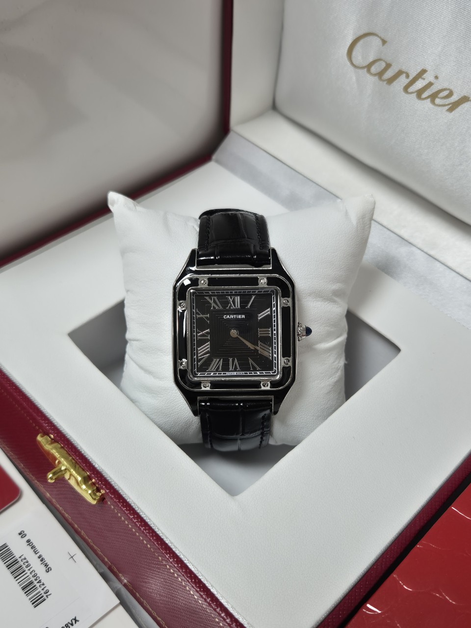 까르띠에 산토스 블랙 (남성)