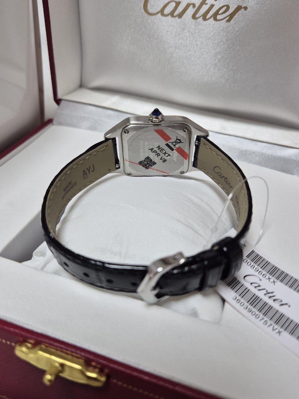 까르띠에 산토스 블랙 (여성)