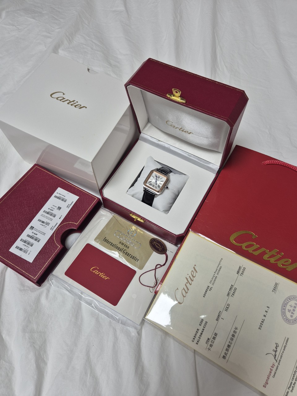 까르띠에 산토스 골드 (남성)