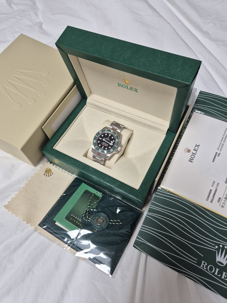 롤렉스 서브마리너 스타벅스 그린 (남성)