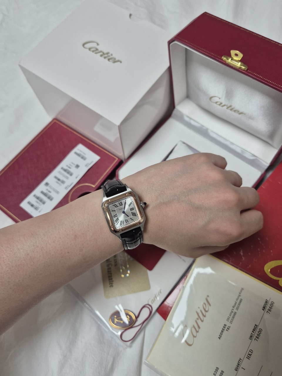 까르띠에 산토스 골드 (여성)