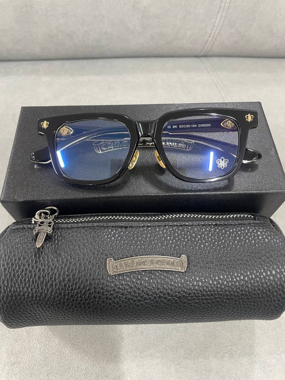 크롬하츠 안경테 CHROME HEARTS CH8200 (블랙)