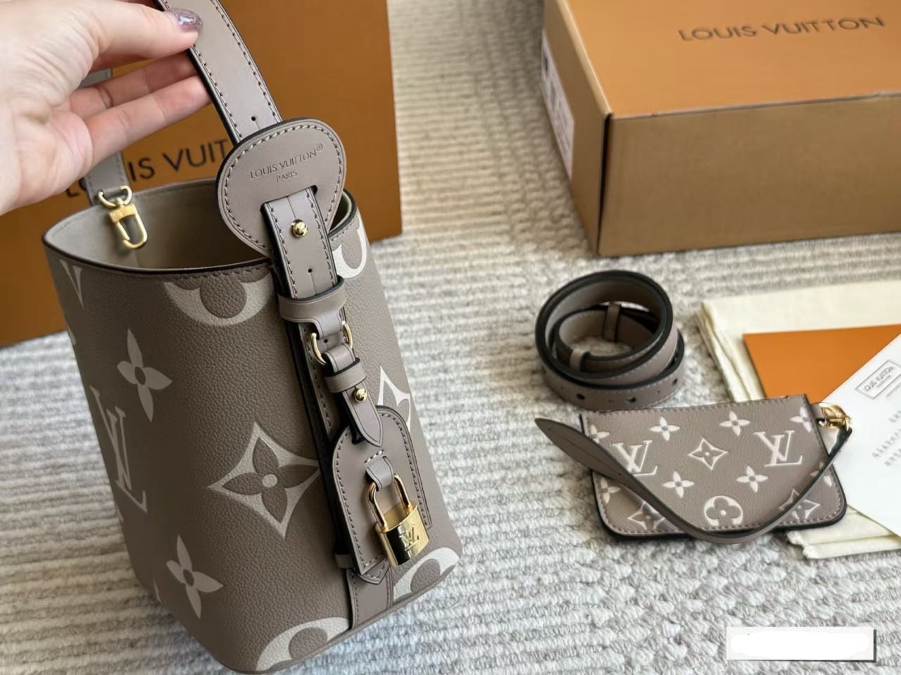 루이비통 올인 BB 바이컬러