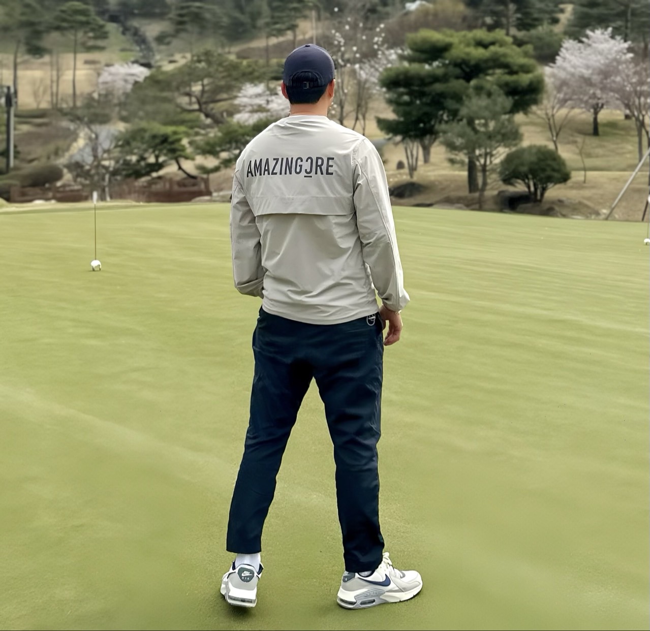 [Amazing Cre]  어메이징크리 플렉스모션 우븐 라운드 아노락