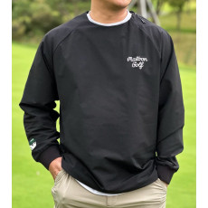 [ MALBON ] 말본 오버핏 볼 스크립트 맨투맨