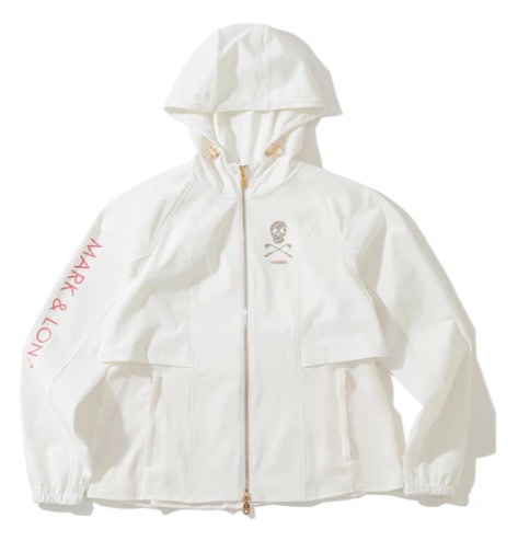 [ MARK&RONA ] 마크&로나 큐빅 로고포인트 우븐 아우터