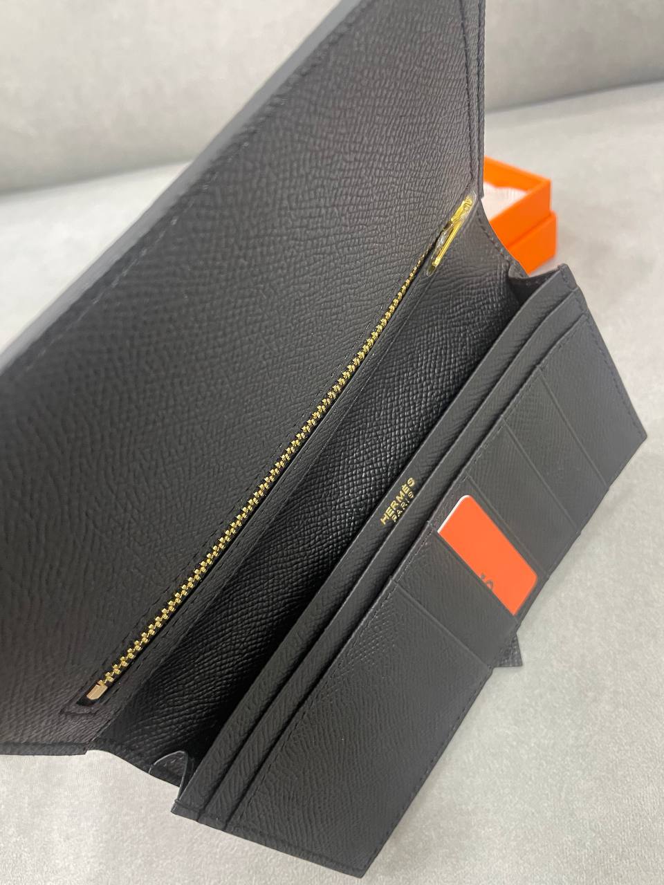 HERMES 에르메스 베안 장지갑