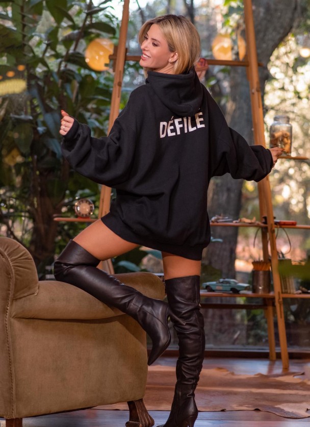 [BALEN CIAGA ] 발렌시아가 체스트로고  후드탑