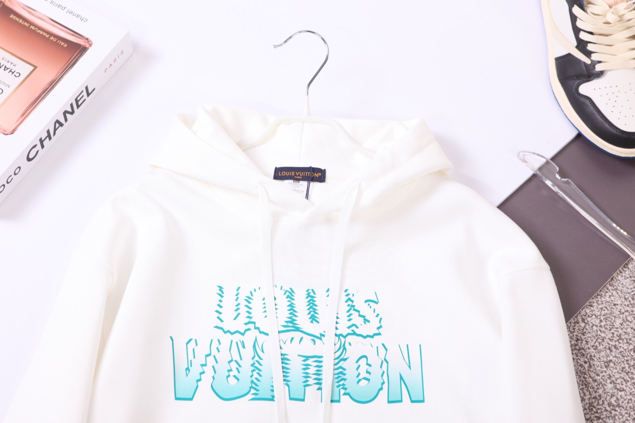 [ louis vuitton ] 루이비통 레터링  그라데이션  후드탑