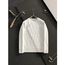 디올 자수로고 자가드 양모라운드