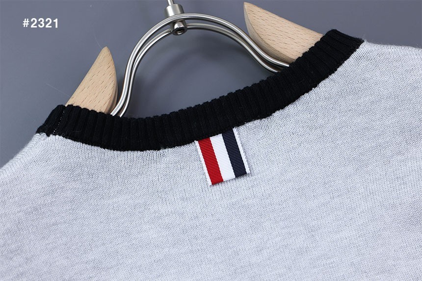 [THOM BROWNE] 톰브라운 펀믹스 4바 라운드 니트