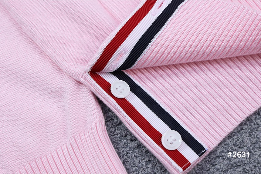 [THOM BROWNE] 톰브라운 밀라노 4바 스티치 V넥 가디건