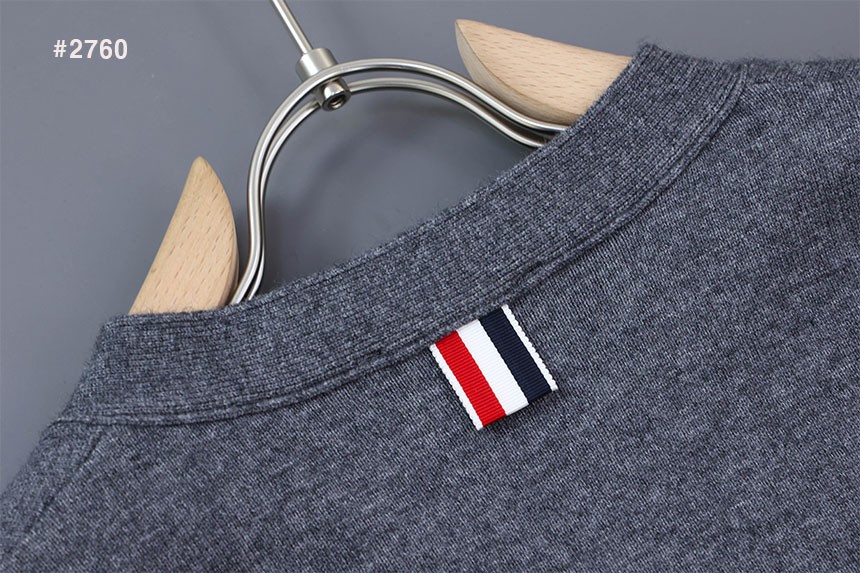 [THOM BROWNE] 톰브라운 여성 사선완장 클래식 브이넥 가디건