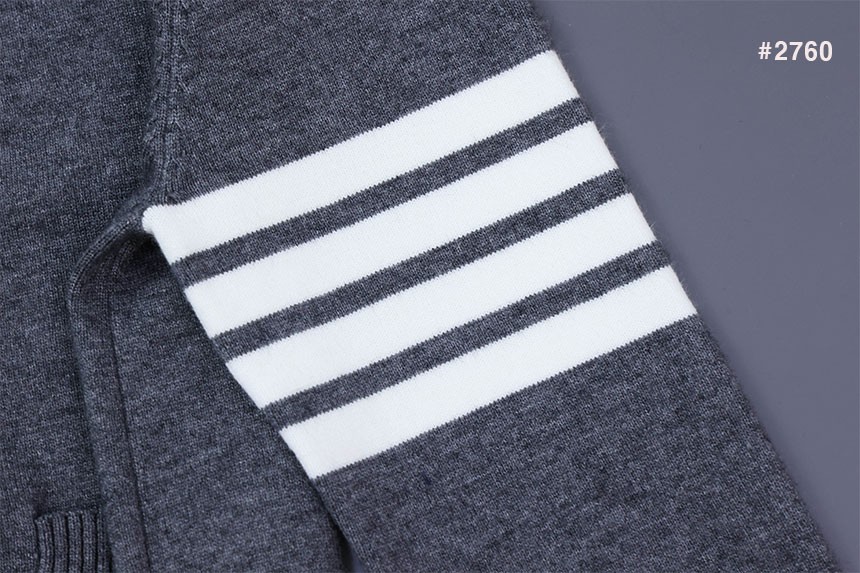 [THOM BROWNE] 톰브라운 여성 사선완장 클래식 브이넥 가디건