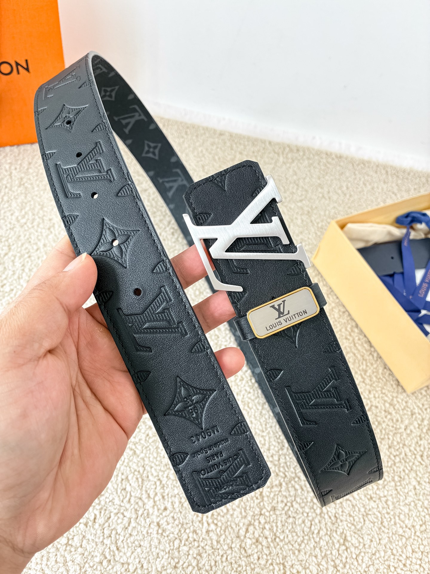 [Louis Vuitton-루이비통] 3.8 남성 가죽 벨트