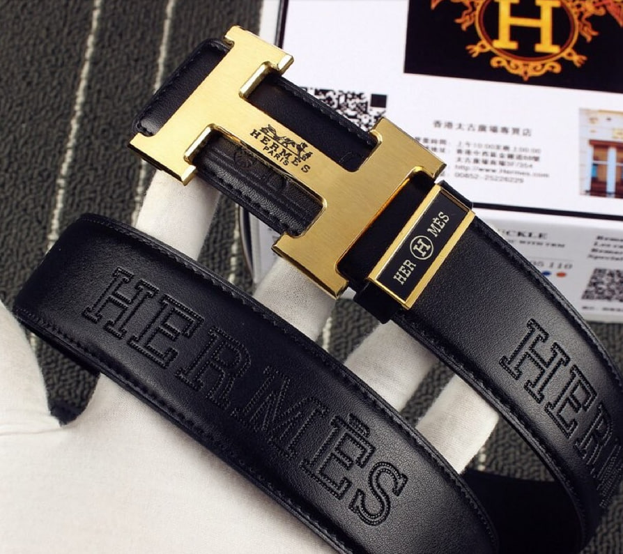 [Hermes-에르메스] 3.8 남성 가죽 벨트