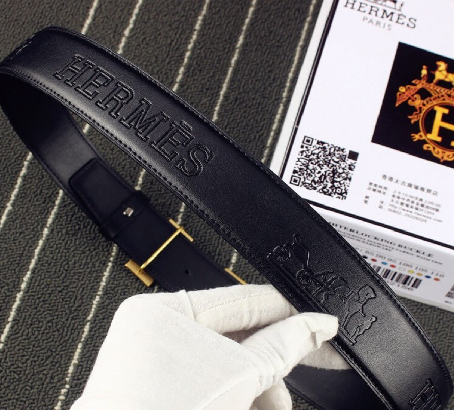 [Hermes-에르메스] 3.8 남성 가죽 벨트