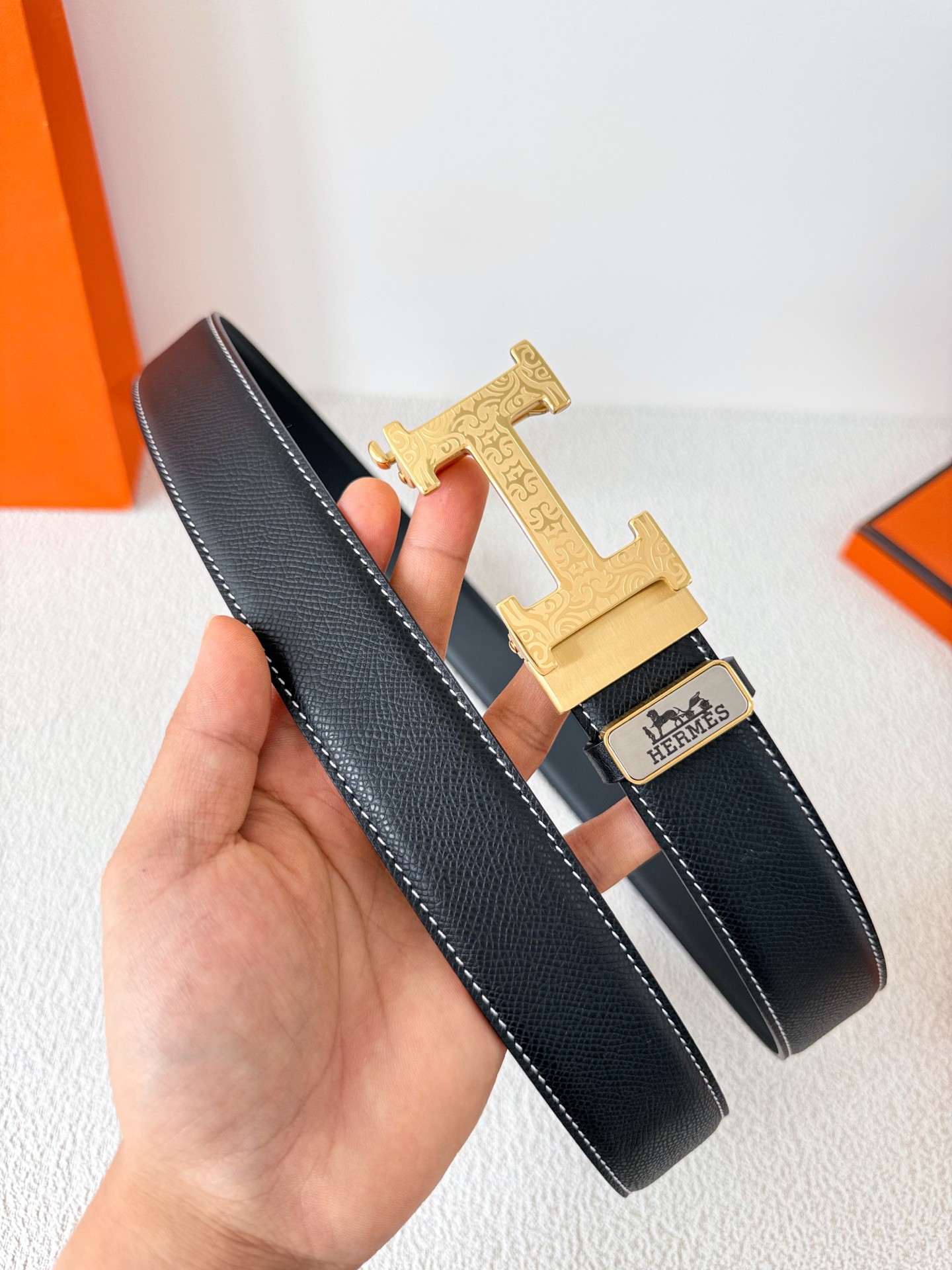 [Hermes-에르메스] 3.5 남녀공용 가죽 벨트