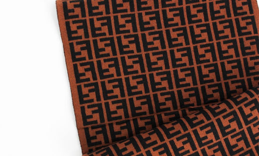 팬디 FF 자카드 캐시미어 머플러