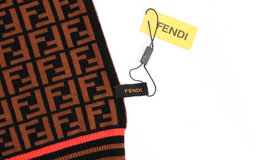 팬디 FF 자카드 캐시미어 머플러