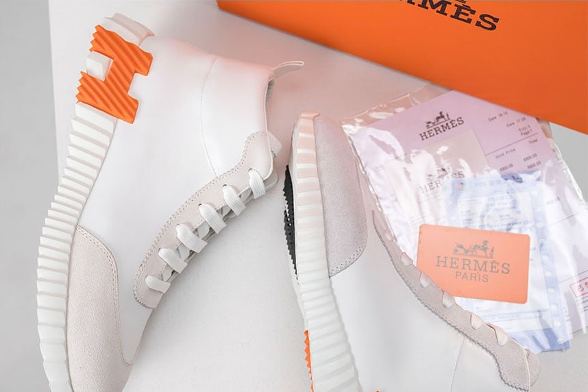 [HERMES] 에르메스 바운싱 스니커즈 하이탑