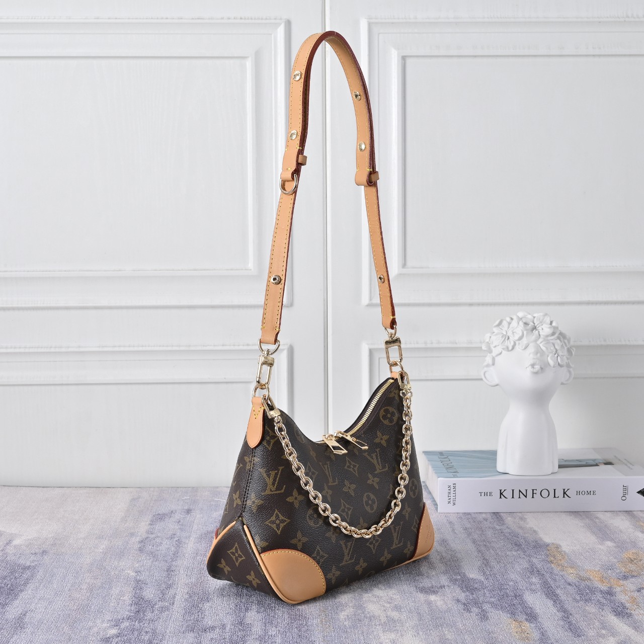 루이비통  불로뉴 PM 내추럴 베쥬