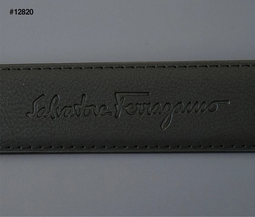 [ferragamo] 페레가모 수입 간치니 실버 남성 자동벨트